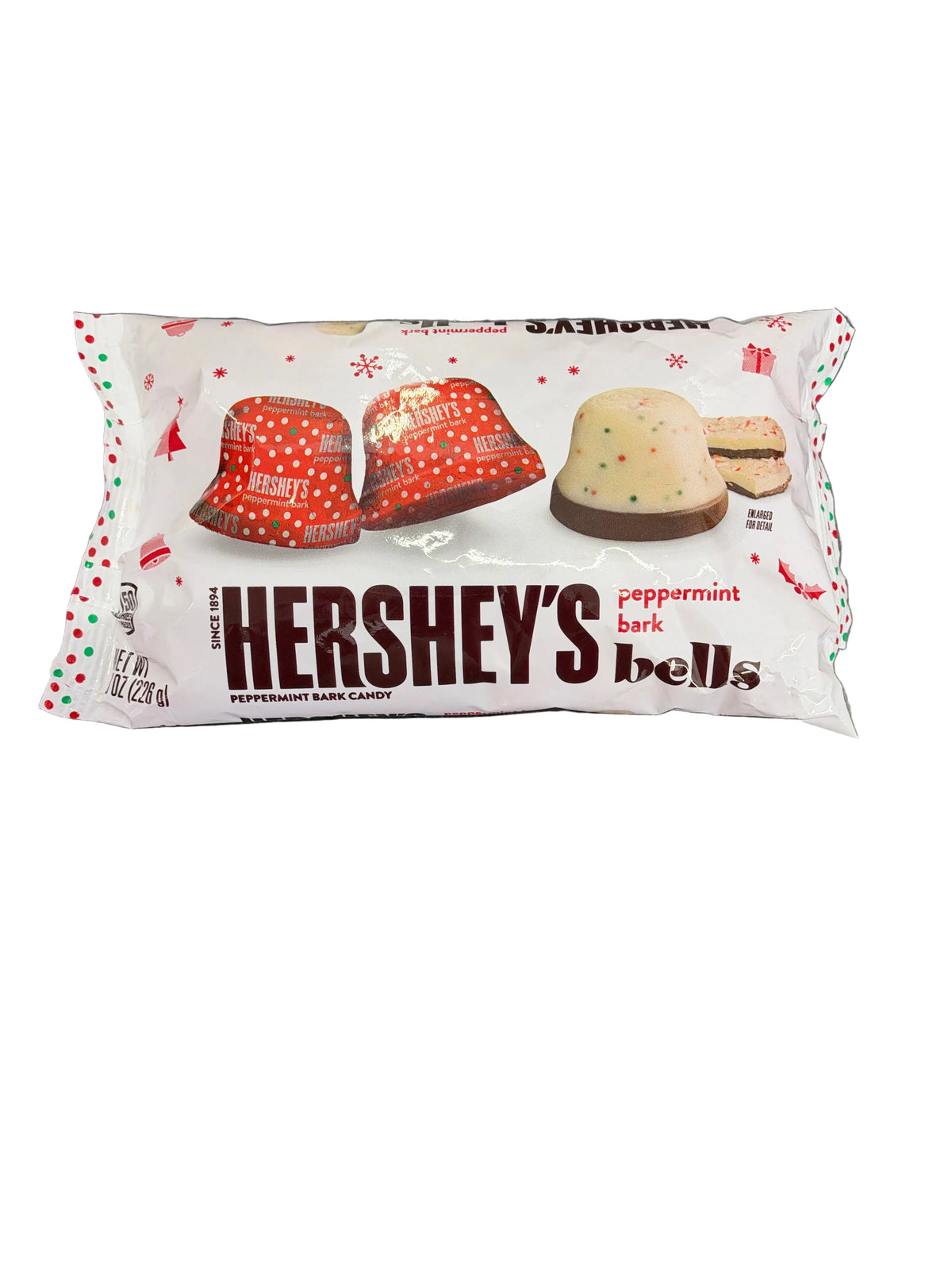 Hershey’s Kisses Peppermint Bark Bells 226g