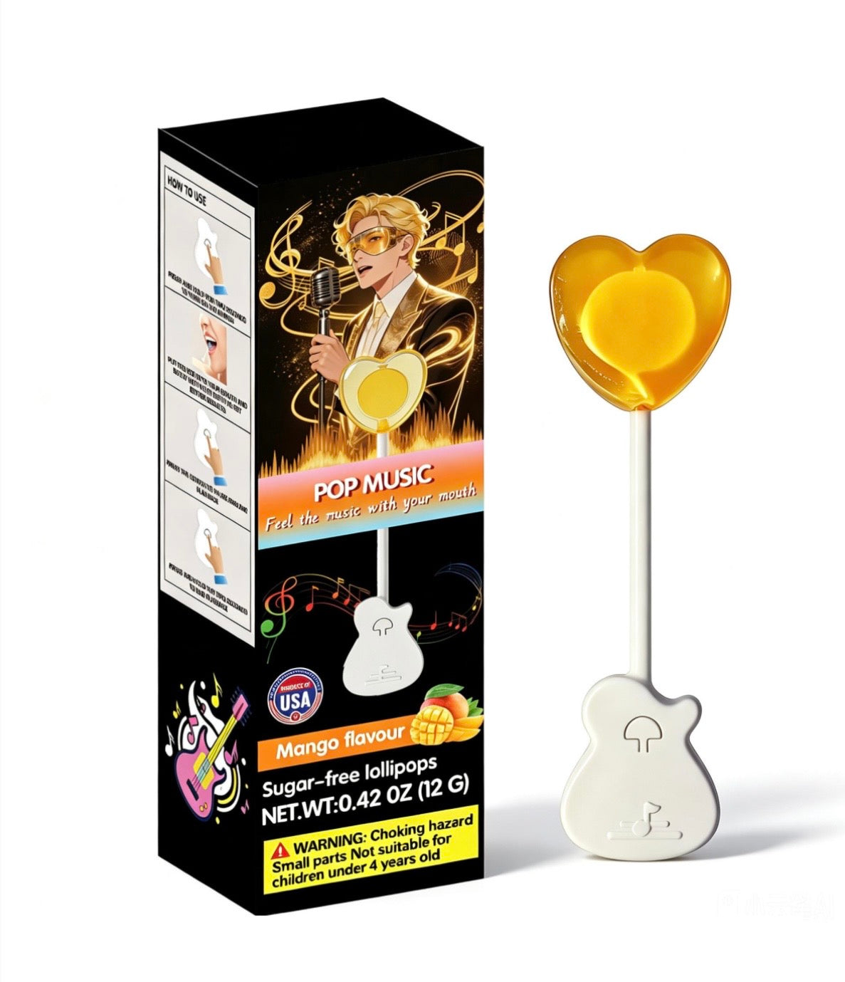 Music Lolly Mango Flavour