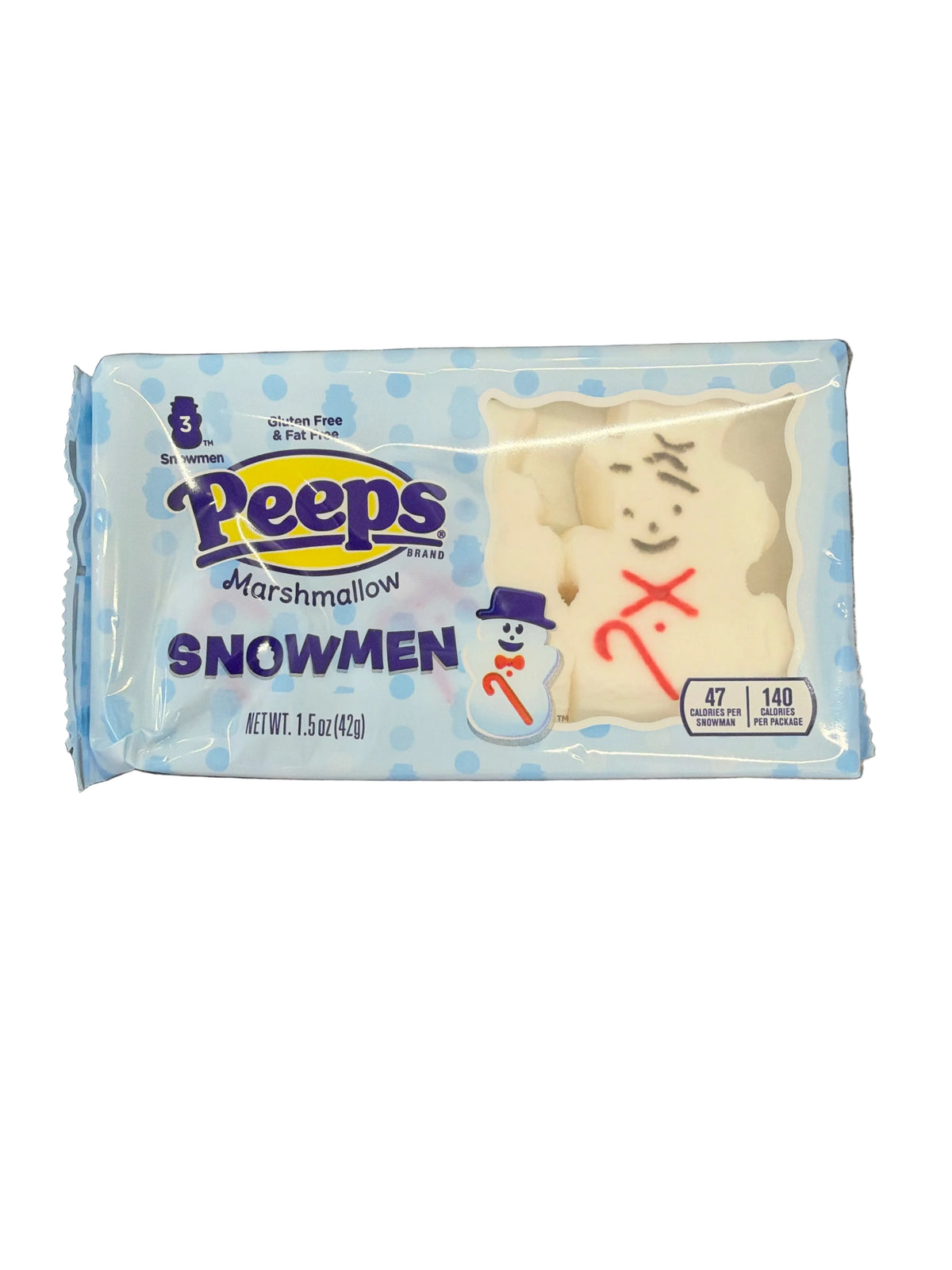 Peeps Snowman 3pk Marshmallow