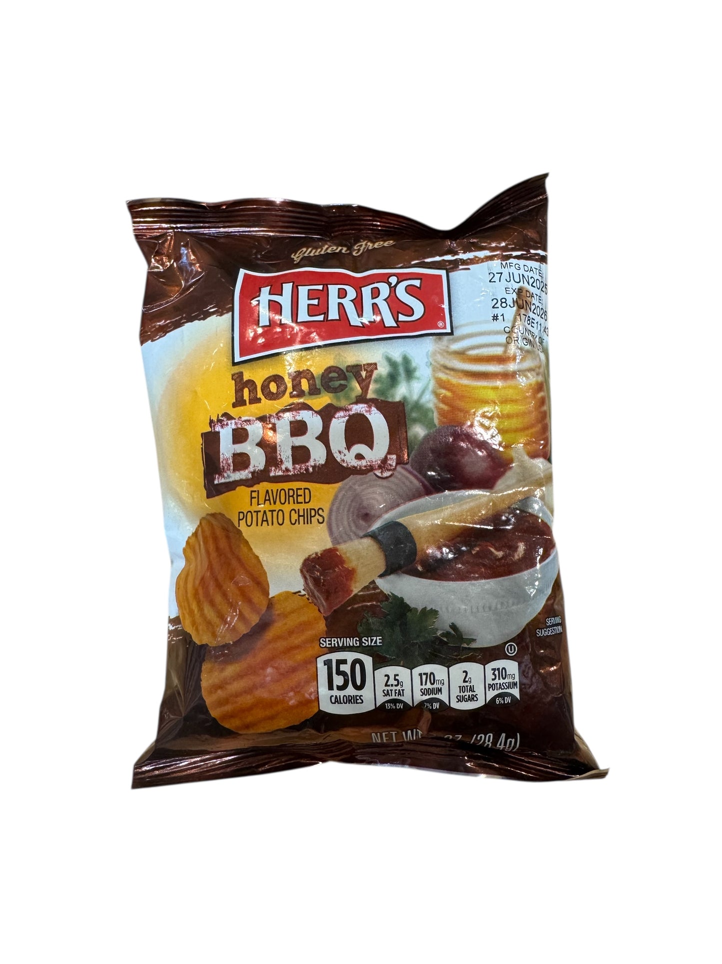 Herr’s Honey BBQ potato chips