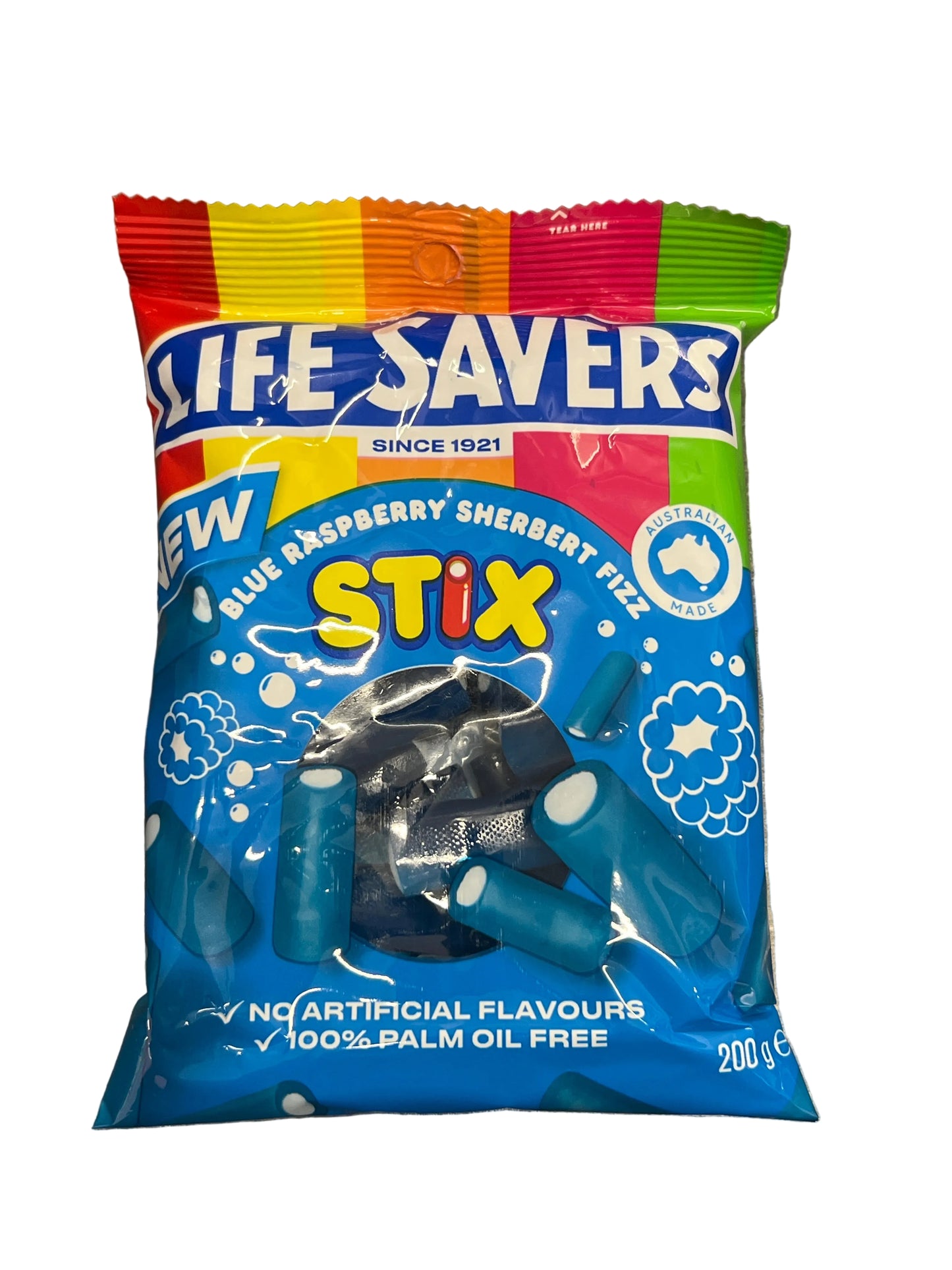 Life Savers Stix Blue Raspberry Sherbet Fizz