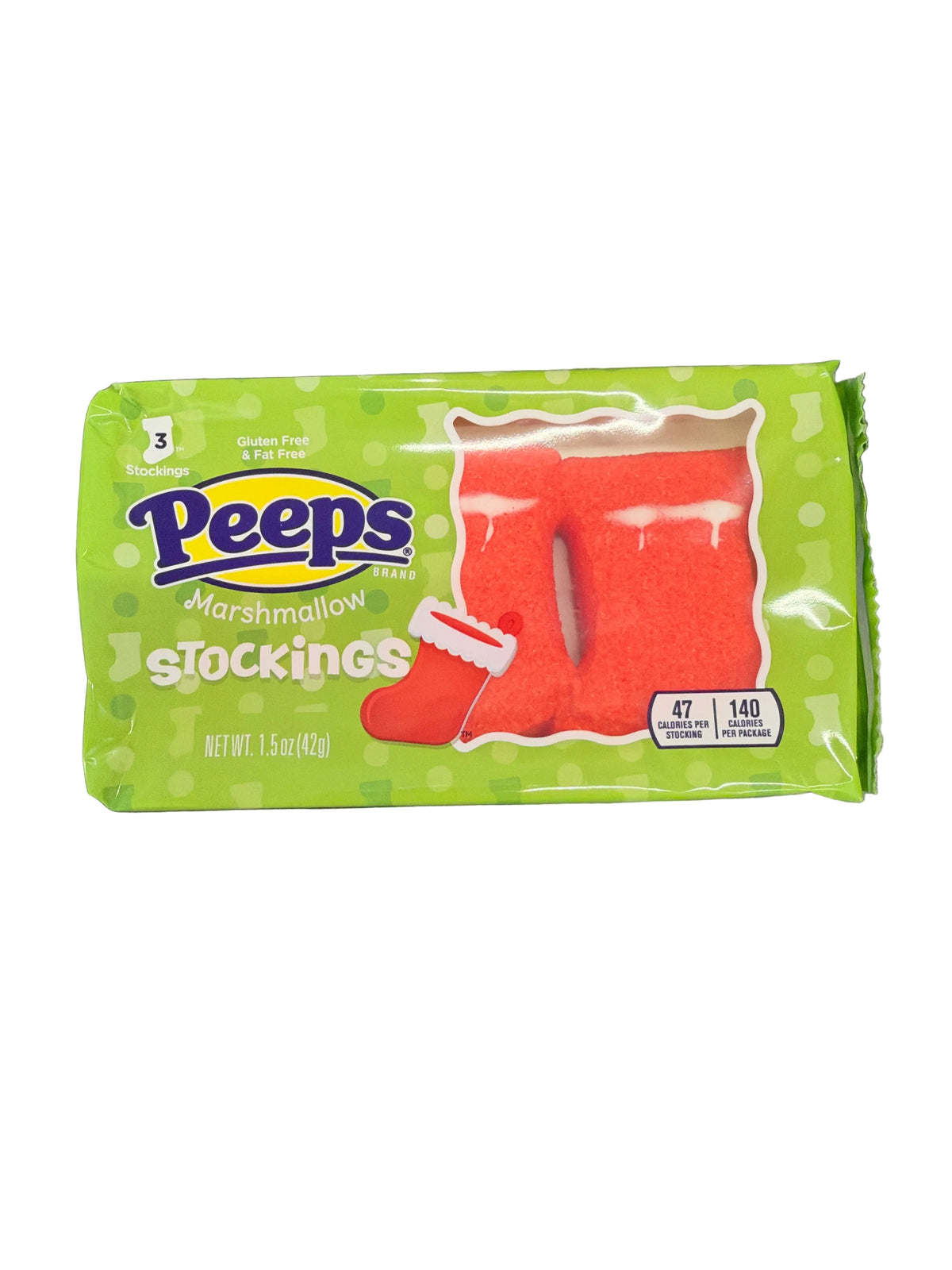 Peeps Stockings 3pk Marshmallow