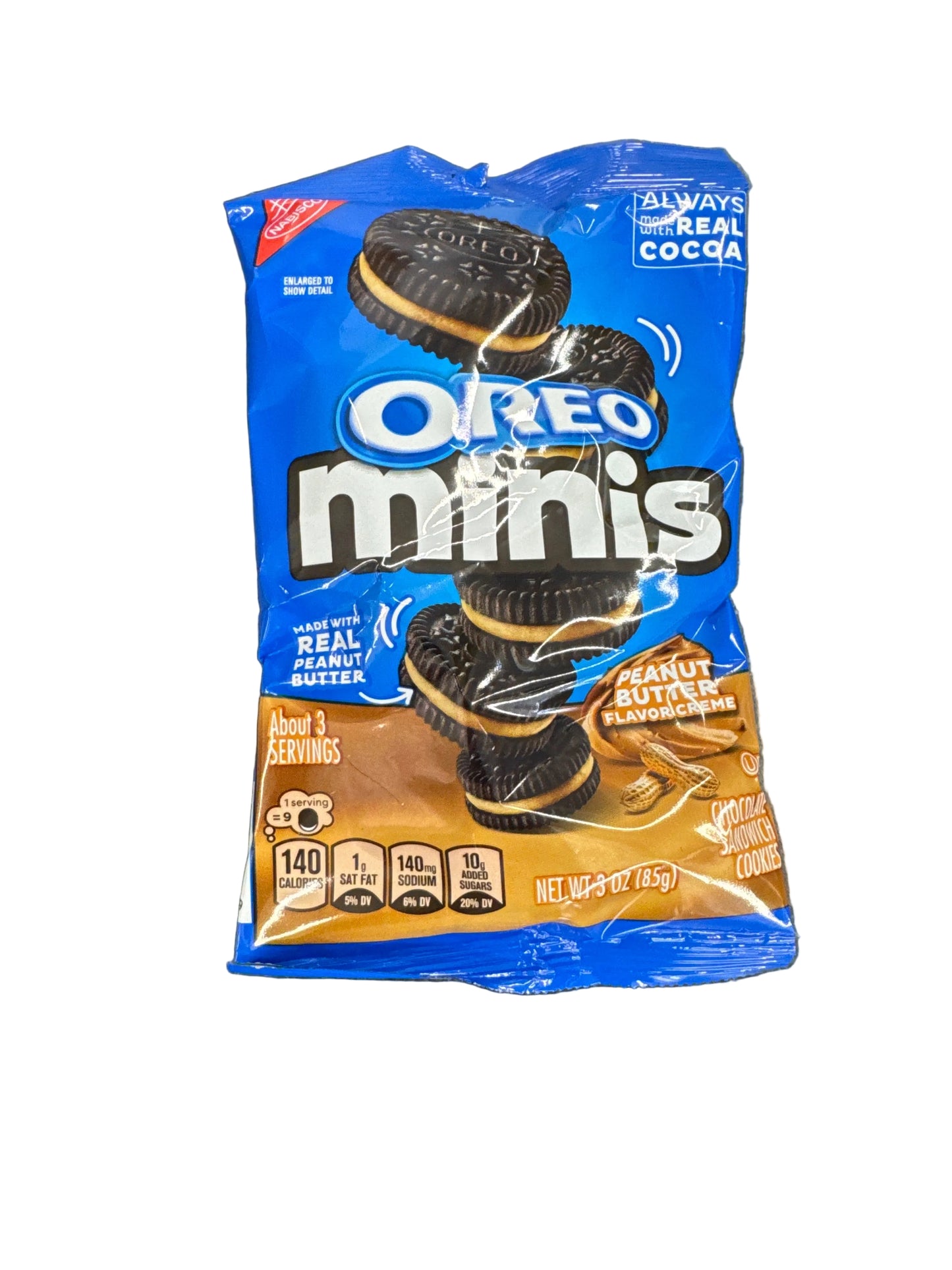 Oreo minis peanut butter bag