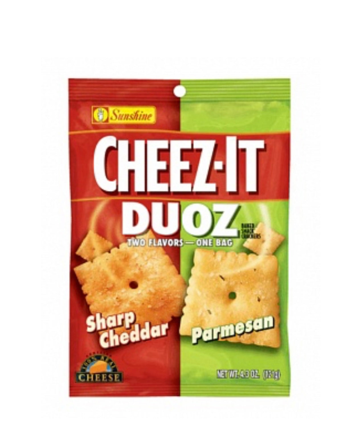 Cheez-it duos sharp cheddar Parmesan