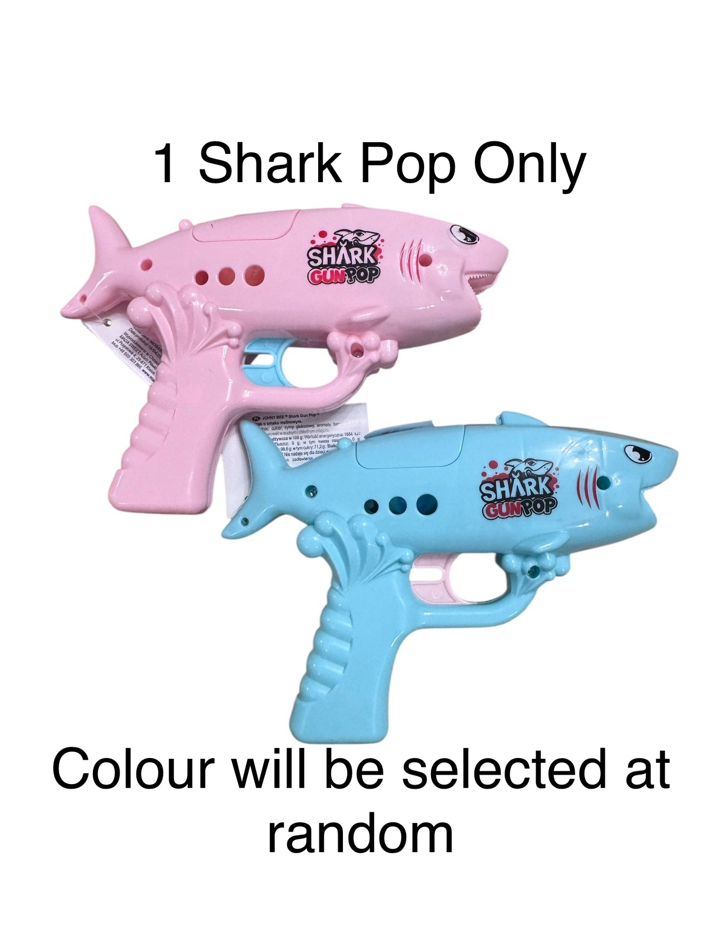1 Shark Gun Pop - Colour selected at random (KN)