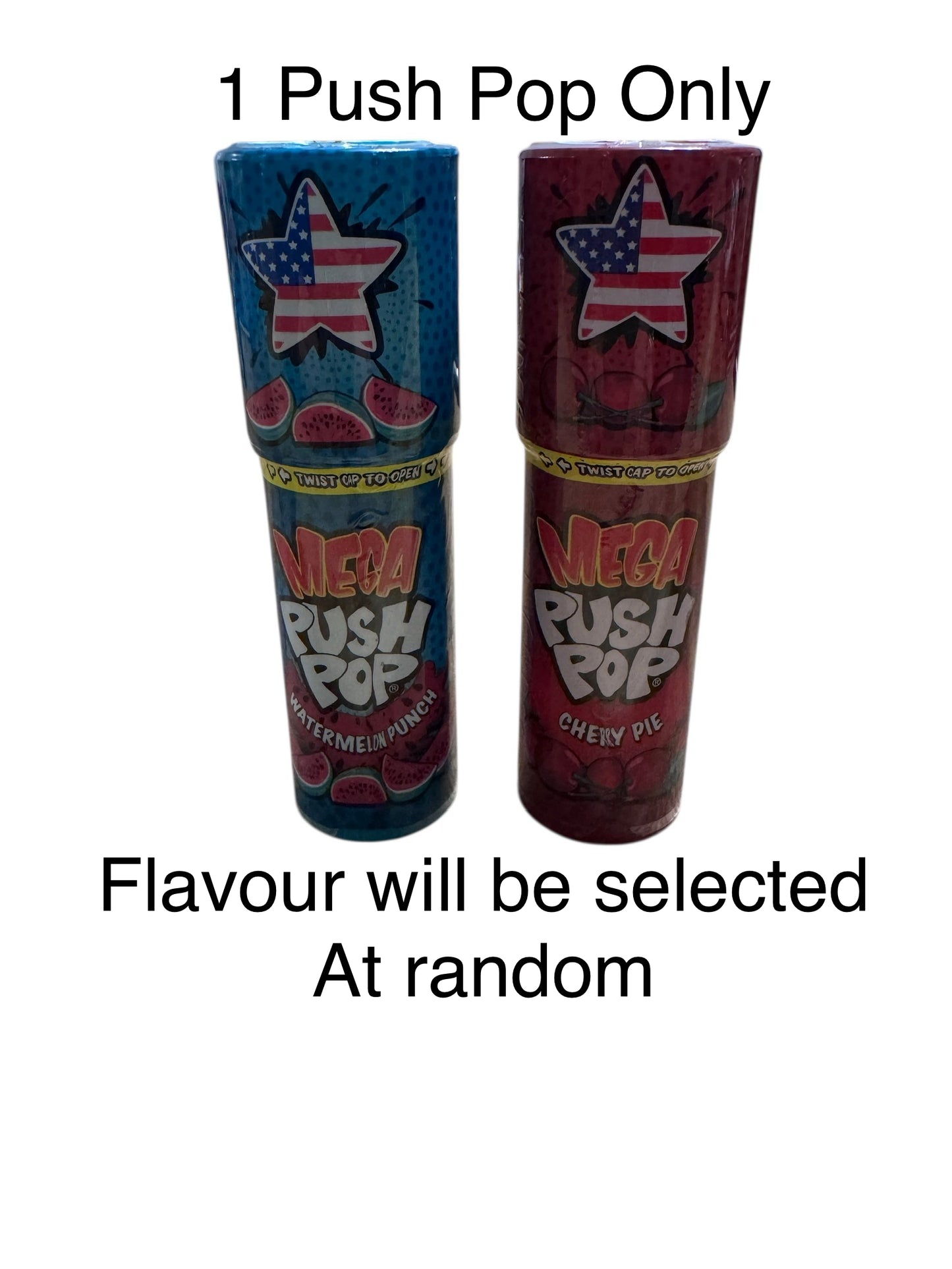 1 Mega Push Pop - Flavour selected at Random (KN)