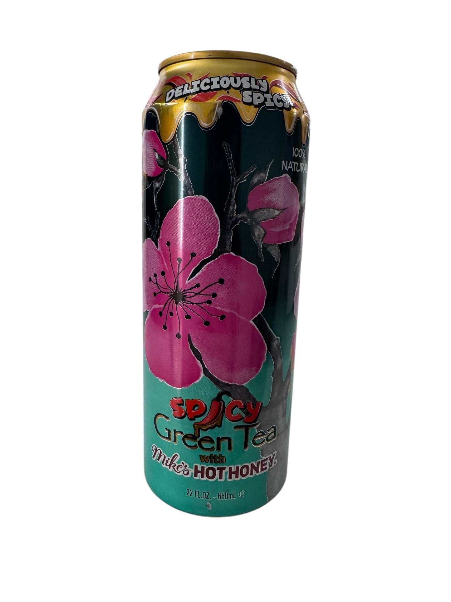 Arizona Spicy Green Tea with Mikes Hot Honey