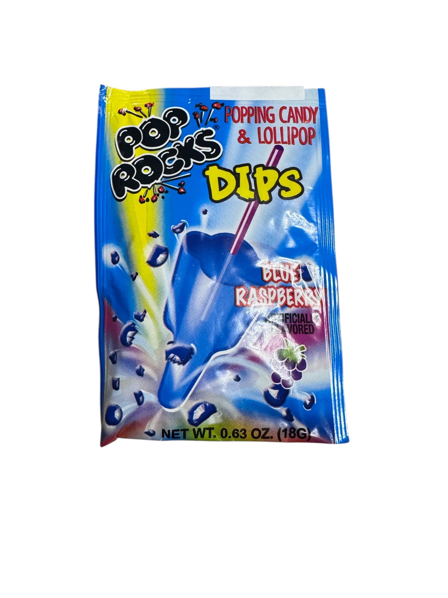 Pop Rocks Dips Blue Raspberry