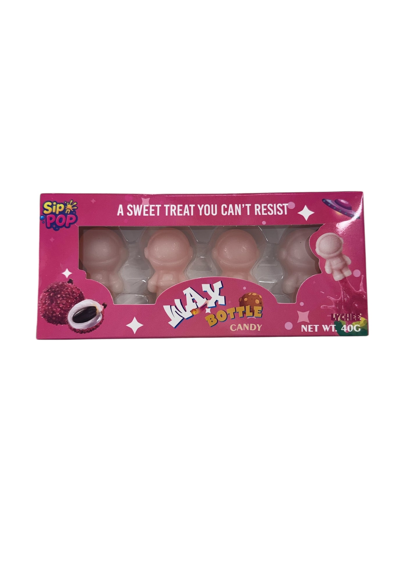 Wax Bottle Candy Lychee Flavour