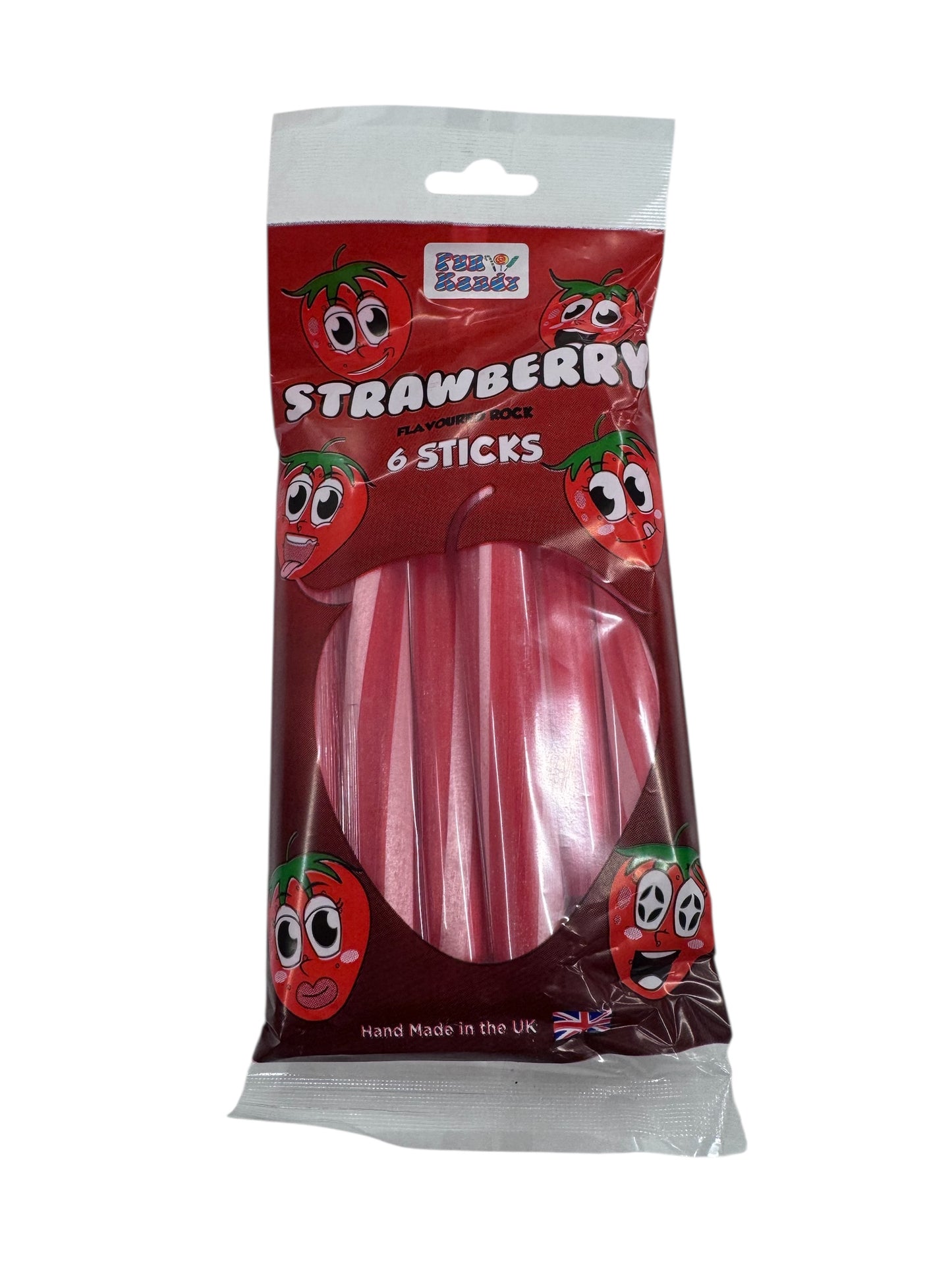 Strawberry 6 Sticks Rock (ST)