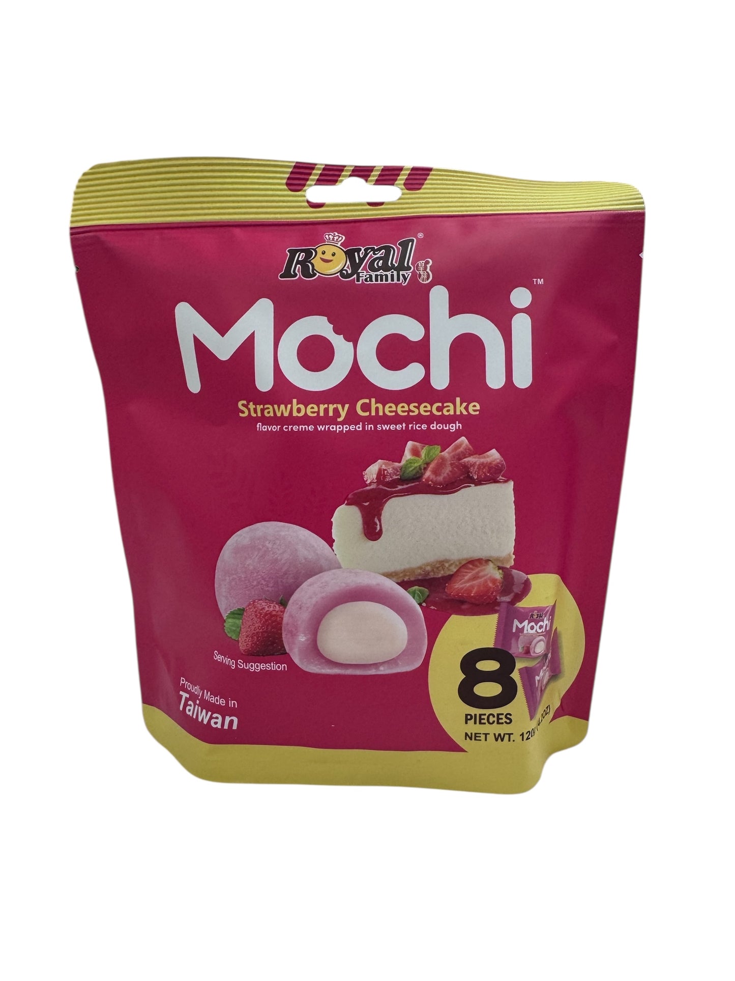 Mochi Strawberry Cheesecake