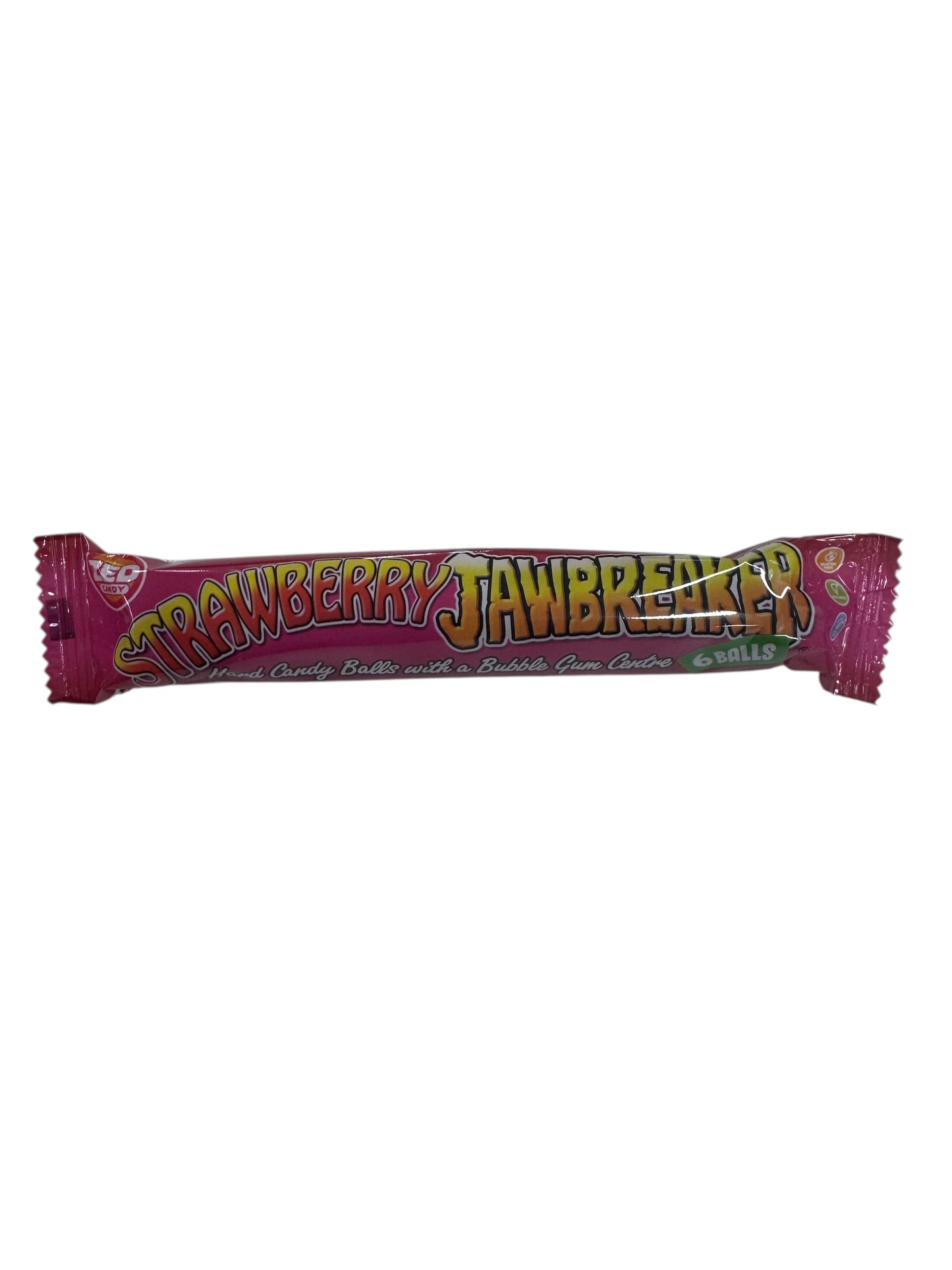 Strawberry Jawbreaker - 6 balls (kn)