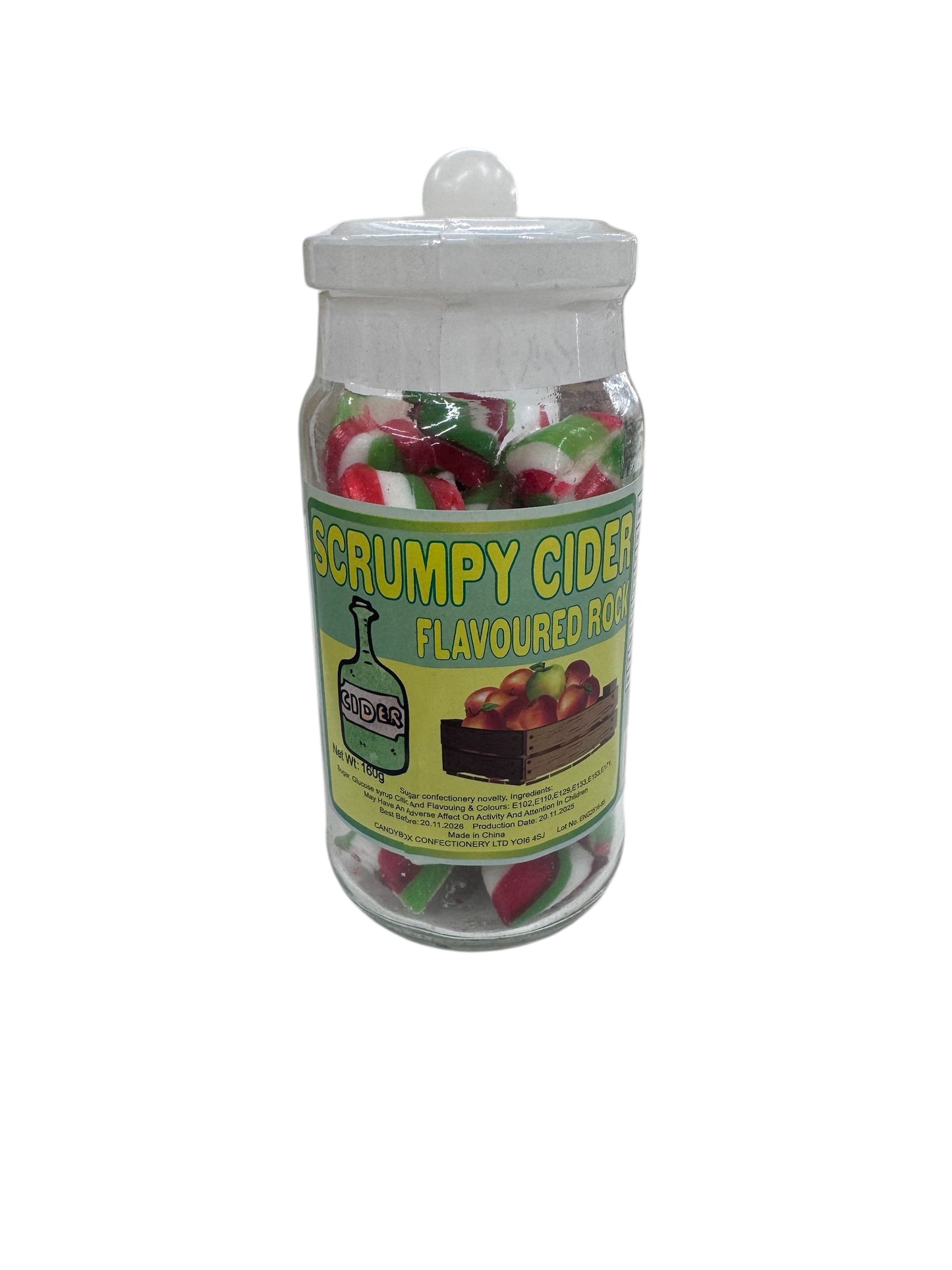 Scrumpy Cider flavour Rock Jar