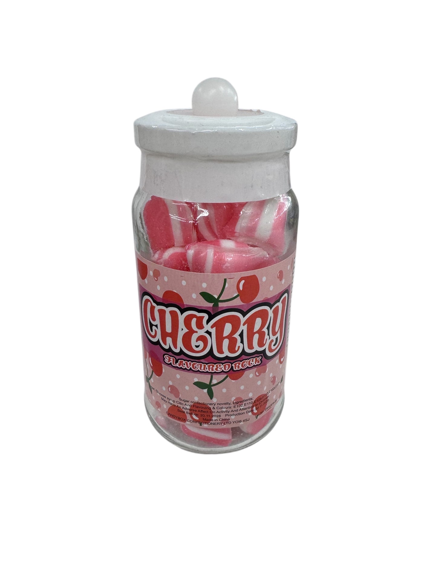 Cherry flavoured Rock Jar