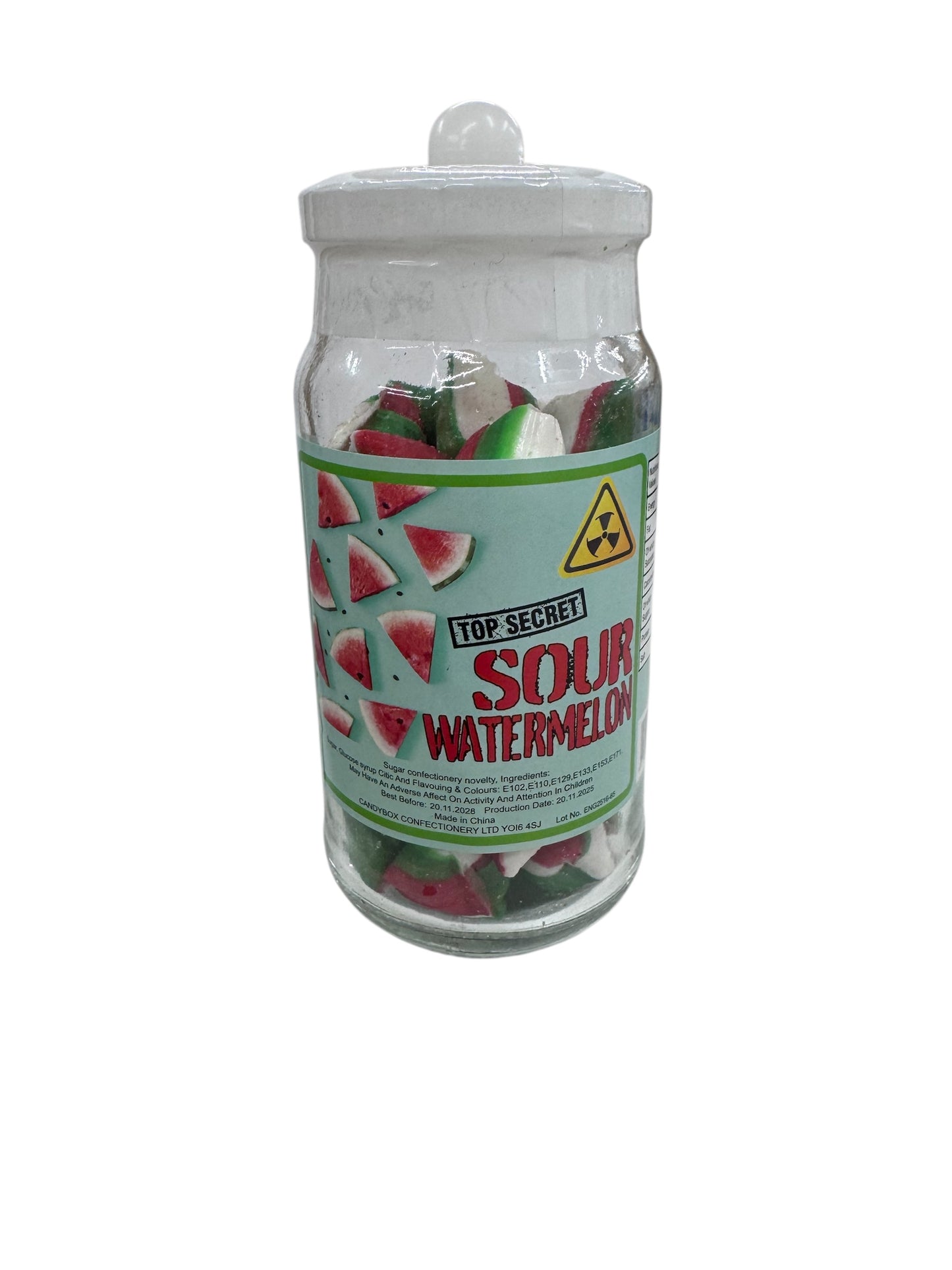 Top secret sour watermelon Rock Jar