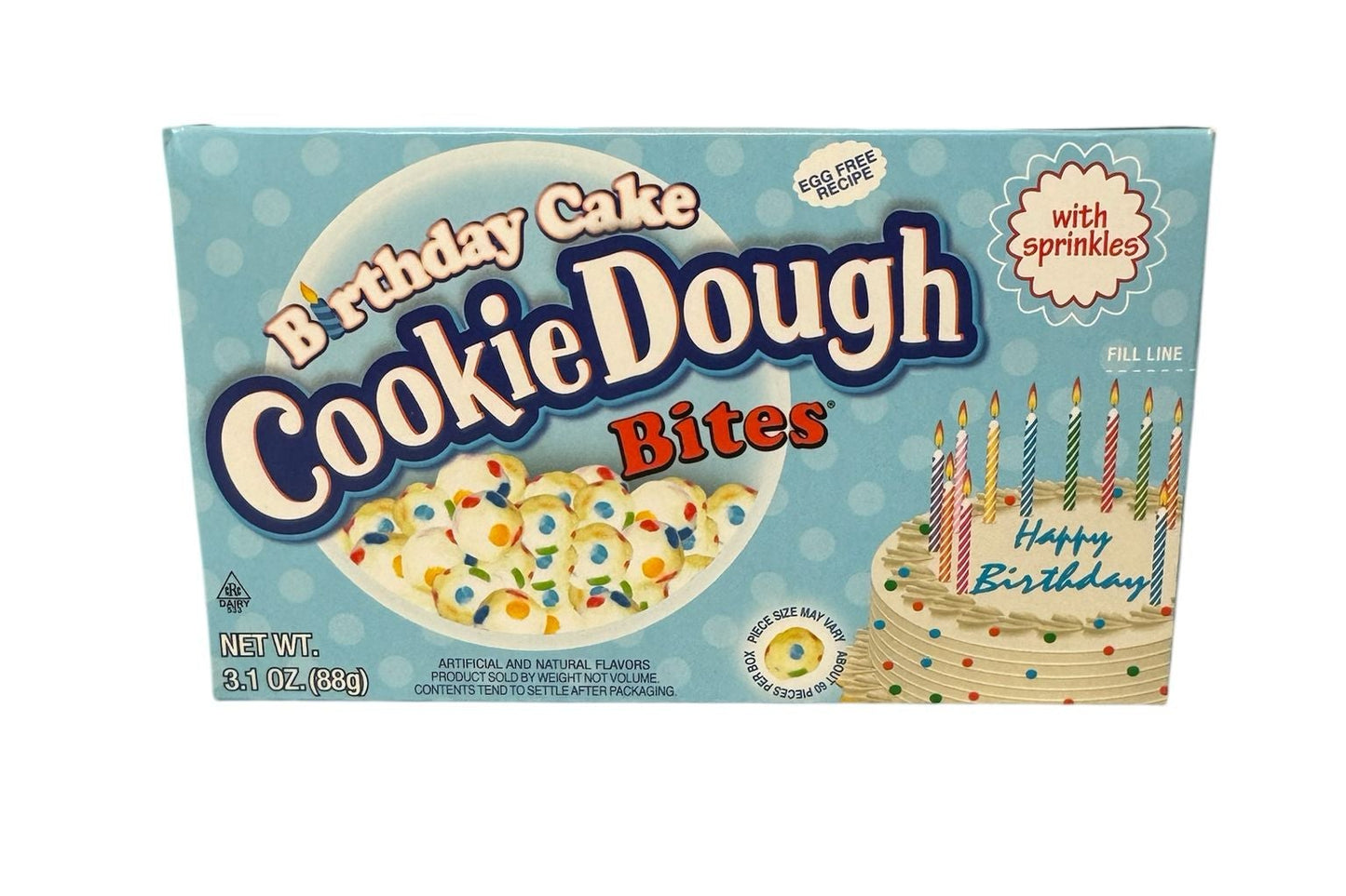 Birthday Cake Cookie Dough Bites