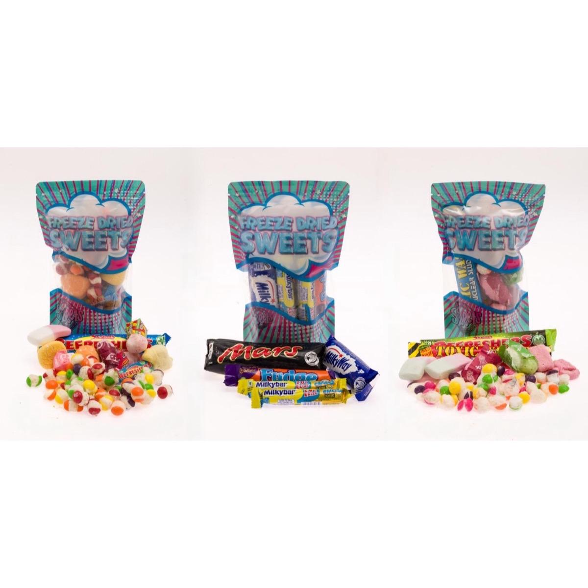 Freeze Dried Mixed Bag , choose a Sour Mix bag, chocolate mix or Original