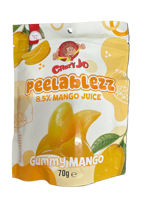 Crazy Jo Peelablezz Gummy Mango 70g