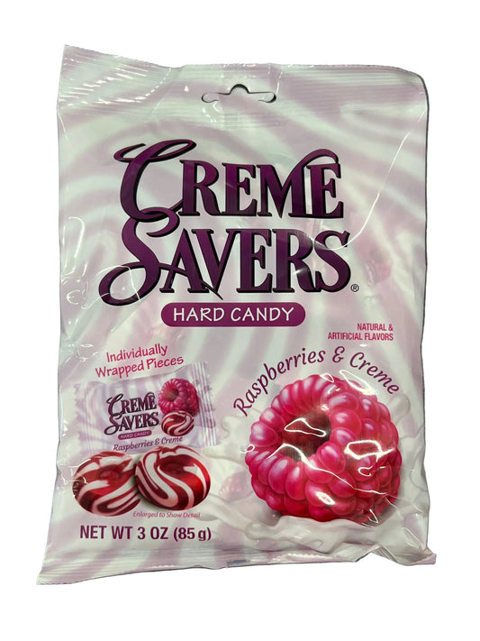 Creme Savers Raspberries & Creme 85g