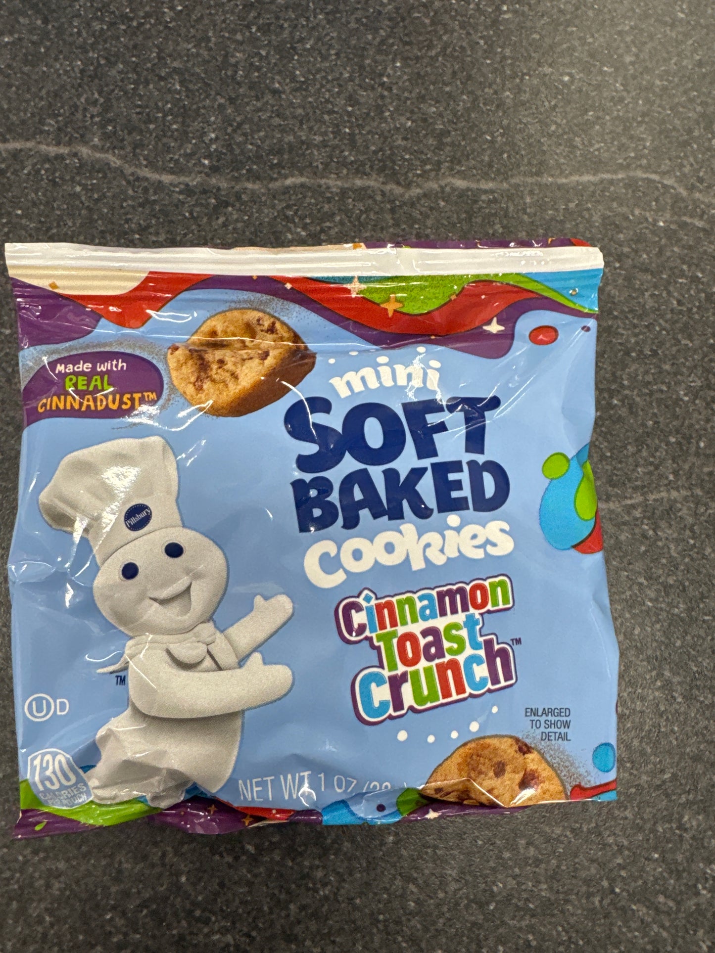 Pilsbury soft bake cinnamon toast crunch cookie 28g