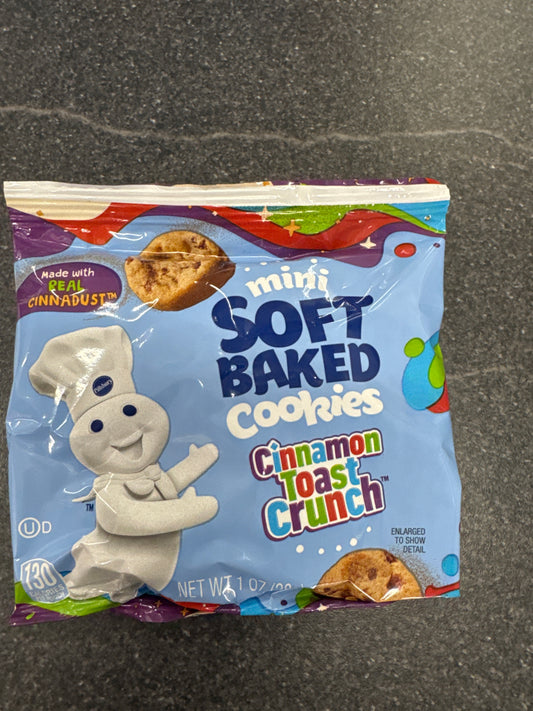 Pilsbury soft bake cinnamon toast crunch cookie 28g