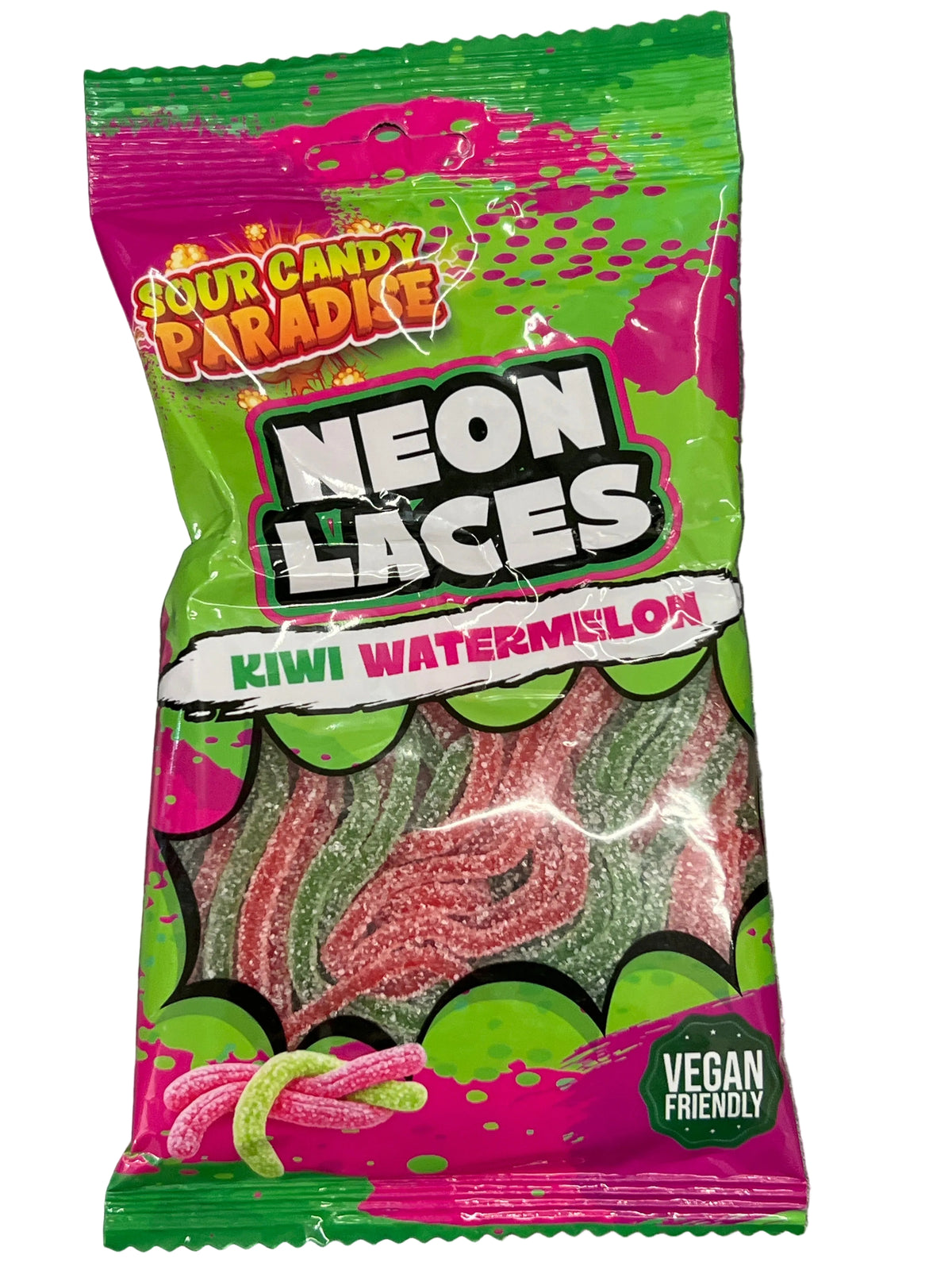 Neon Laces Kiwi Watermelon