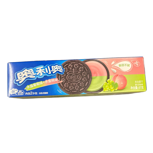 Oreo double fruit crystal grape & Peach