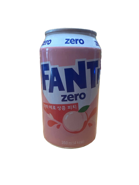 Fanta Zero Fresh Peach Korean