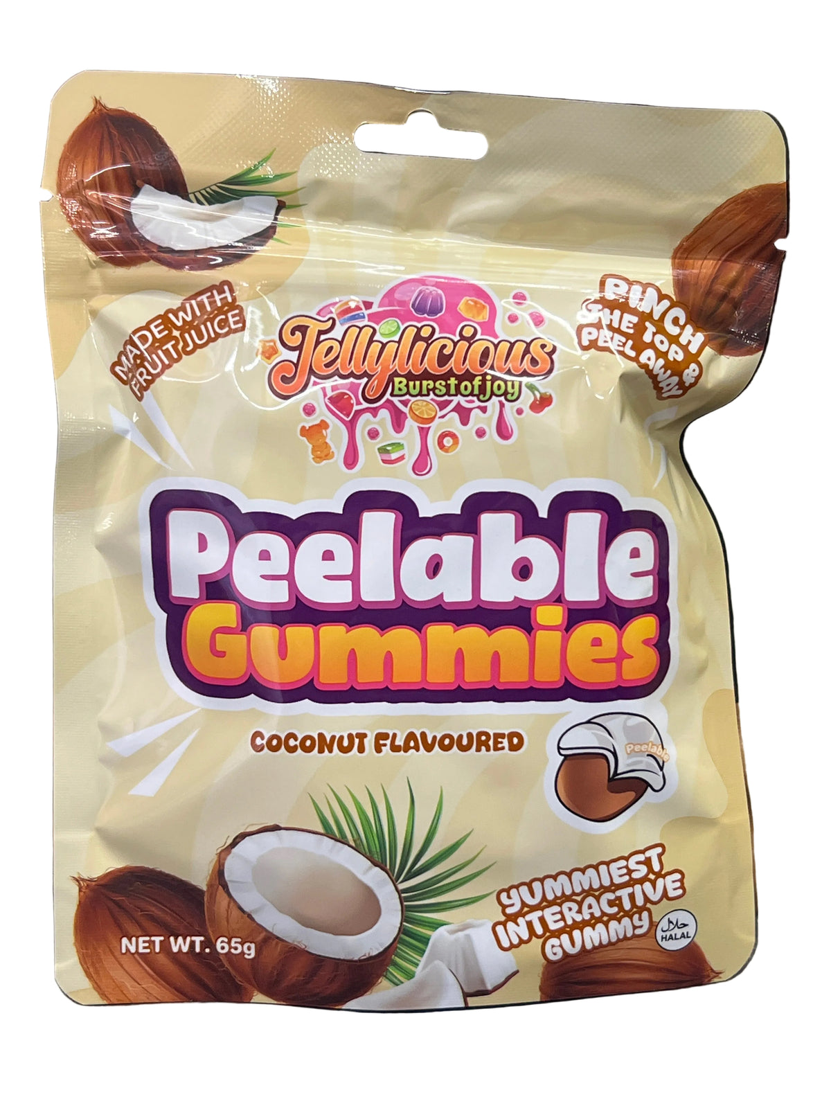 Peelable Gummies Coconut