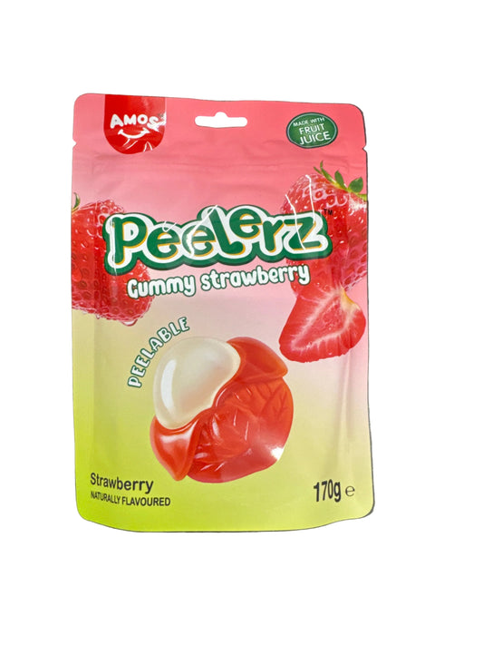 Amos Peelerz Gummy Strawberry  170g