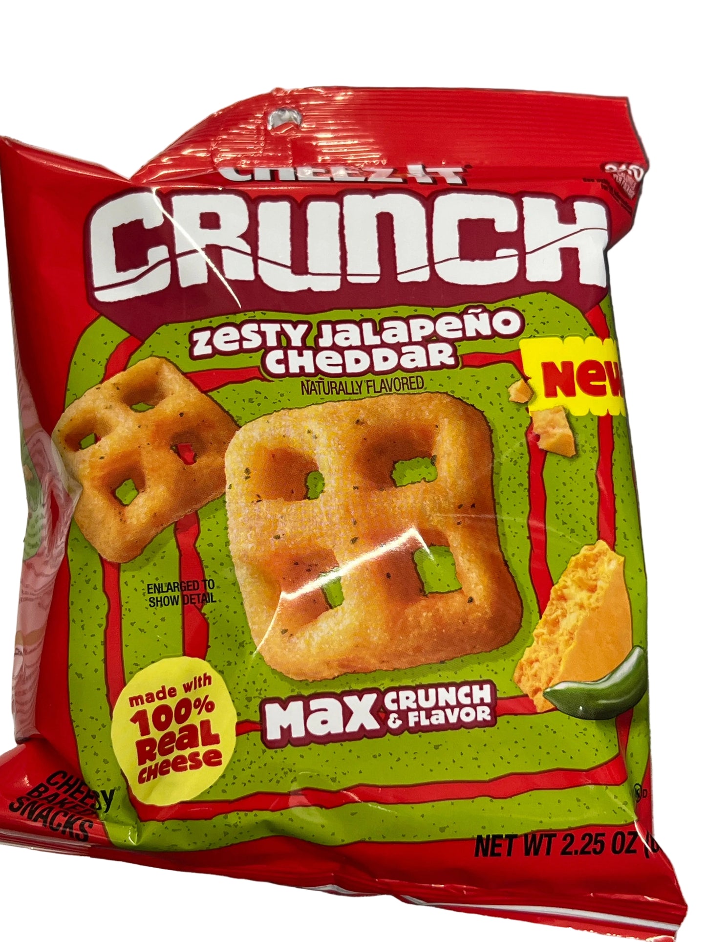 Cheez-it crunch zesty jalapeni cheddar 63g