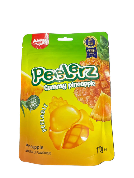 Amos Peelerz Gummy Pineapple 170g