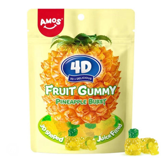 Amos 4d Gummies Pineapple