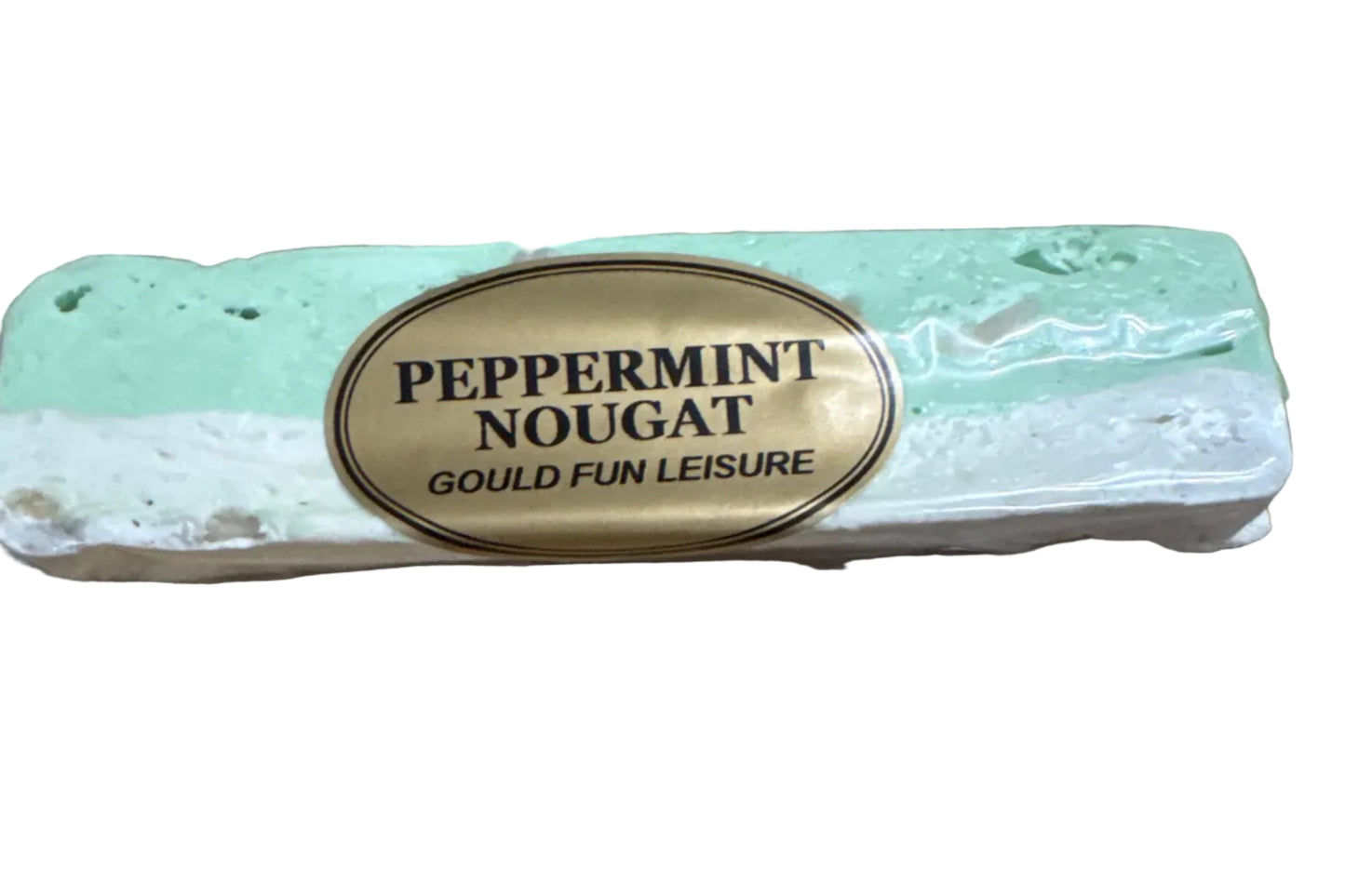 Peppermint nougat bar