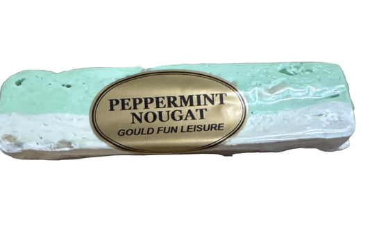 Peppermint nougat bar