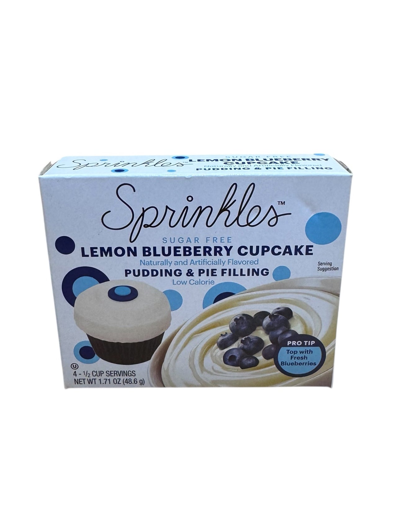 Sprinkles Lemon Blueberry Cupcake Pudding & Pie Filling