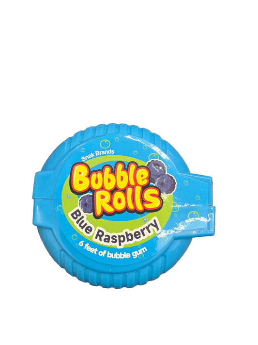 Bubble Rolls Blue Raspberry Bubble Gum (kn)