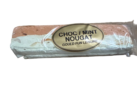 Choc Mint nougat bar