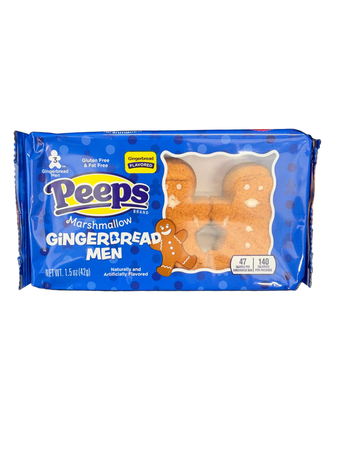 Peeps Gingerbread Men 3pk Marshmallows