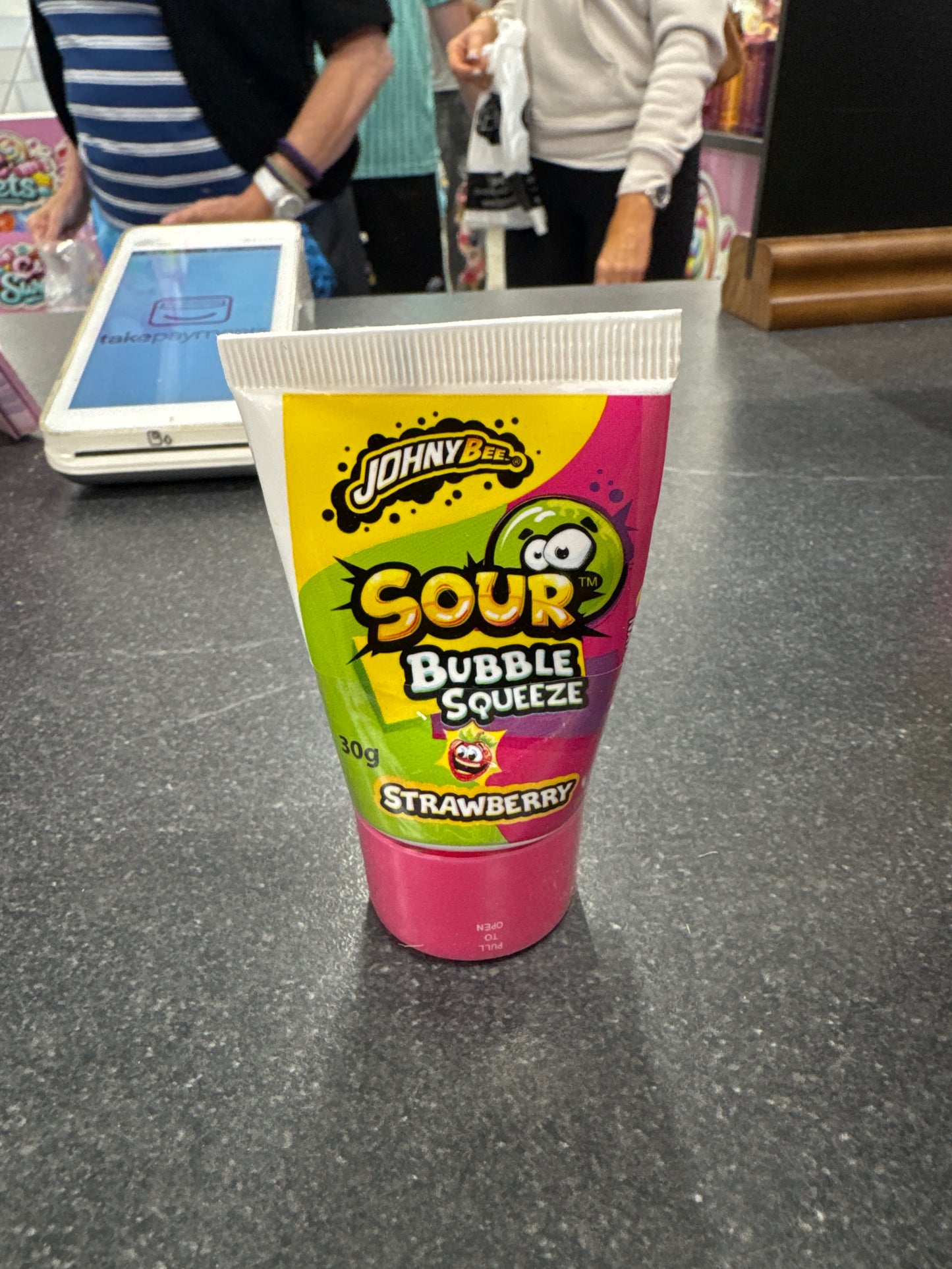 Sour bubble squeeze