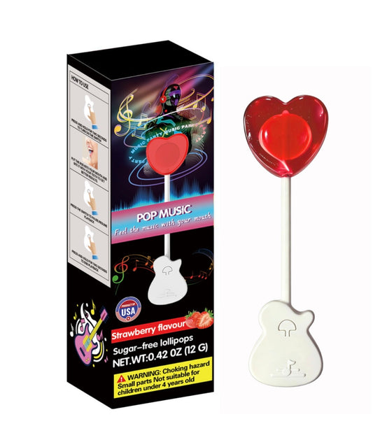Music Lolly Strawberry Flavour