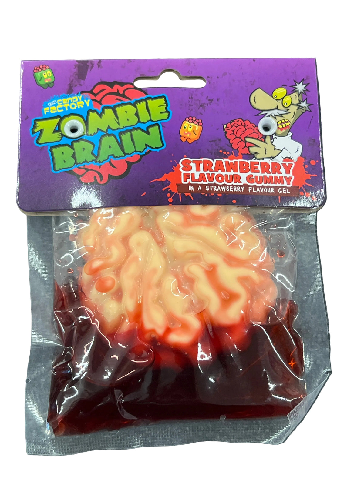 Zombie Brain Strawberry Flavour Gummy
