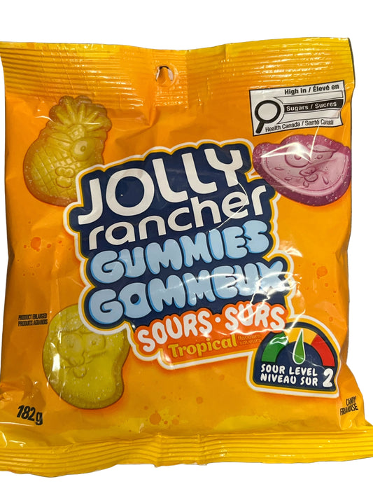 Jolly Rancher Gummies Sours Tropical