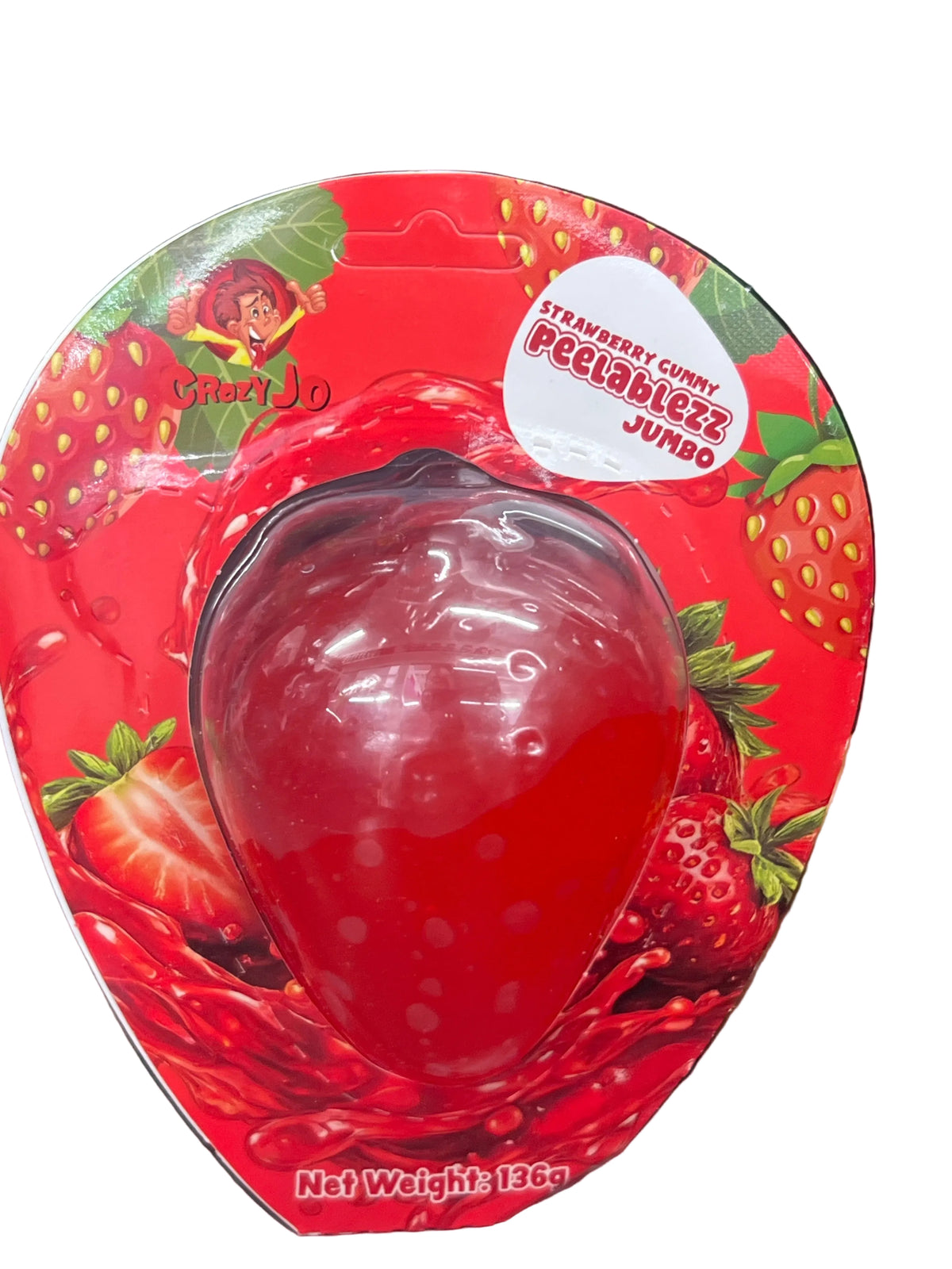 Giant Peeler Strawberry Gummy