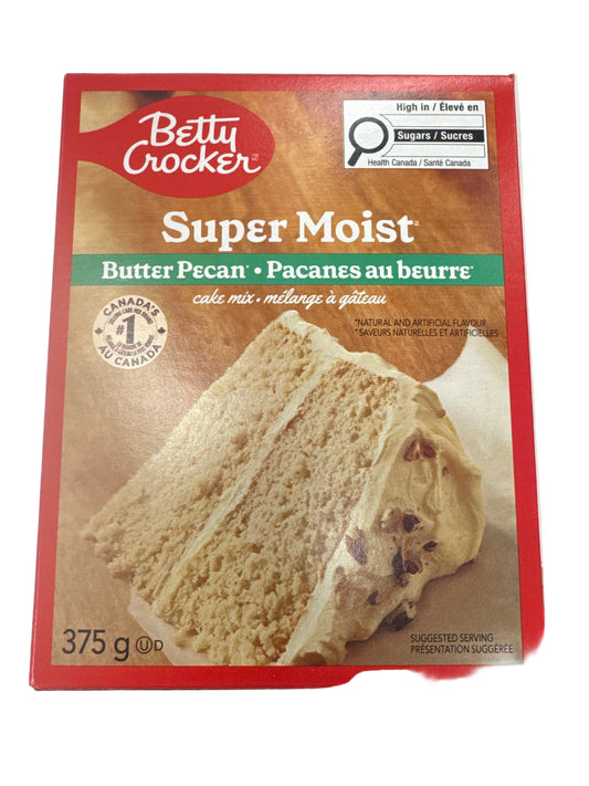 Betty Crocker super moist butter pecan cake mix