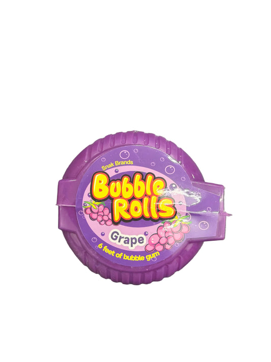 Bubble Rolls Grape Bubble Gum (kn)