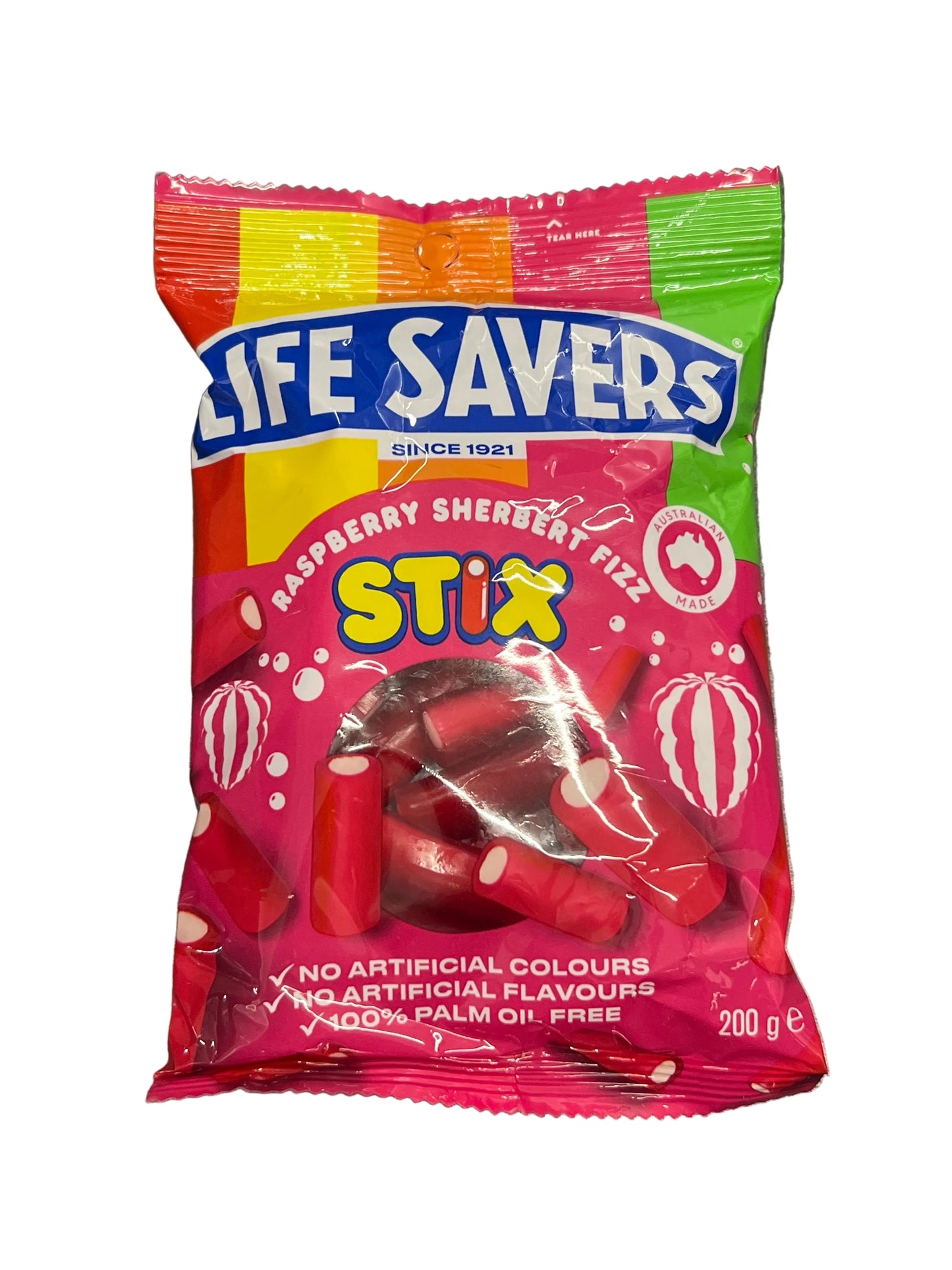 Life Savers Stix Raspberry sherbet