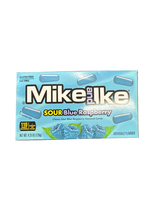 Mike & Ike sour blue raspberry theatre
