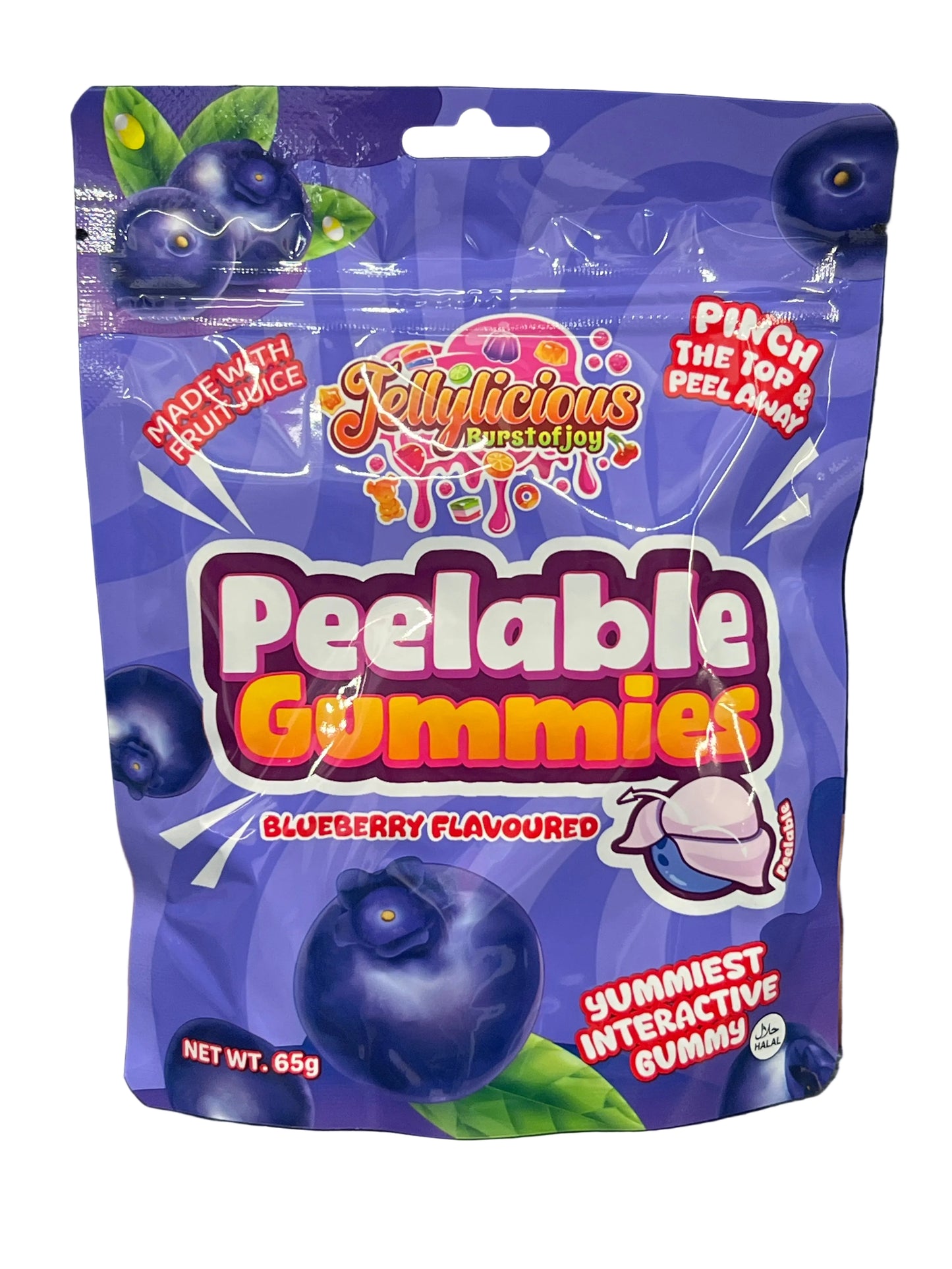 Peelable Gummies Blueberry