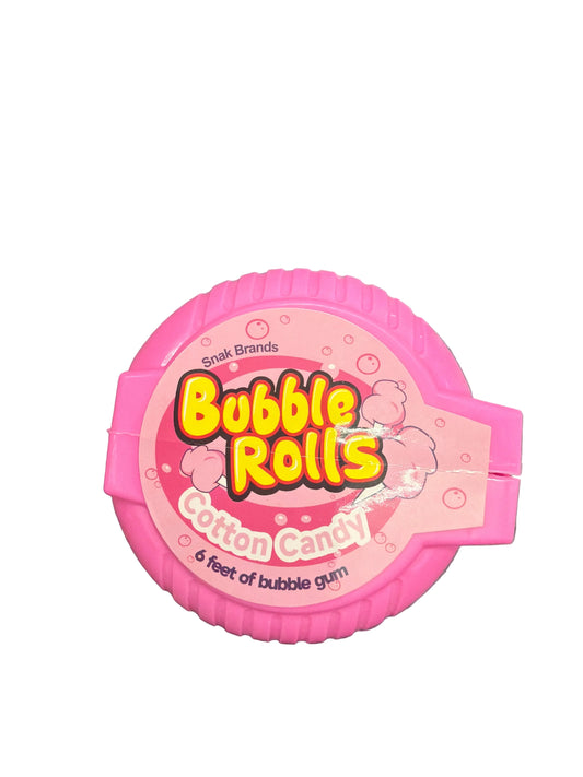 Bubble Rolls Cotton Candy Bubble Gum (kn)